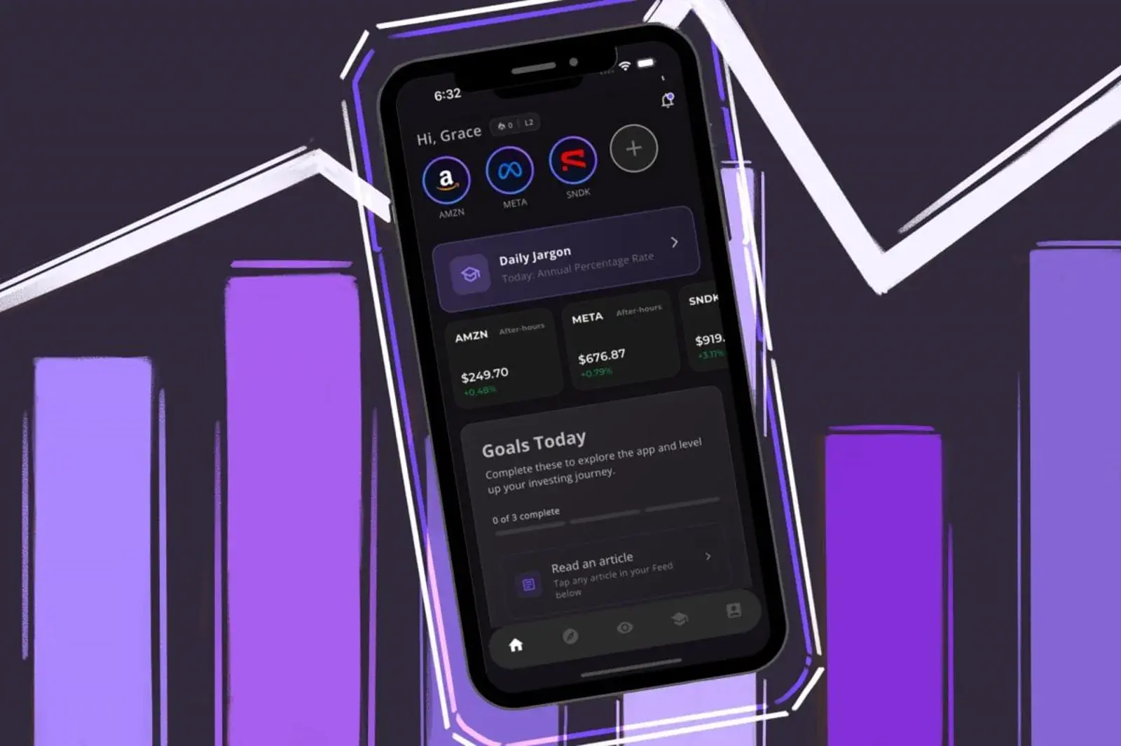 Northwestern first-year creates educational investing app while completing national service in Singapore.